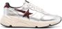 Golden Goose star patch metallic leather sneakers Silver - Thumbnail 1