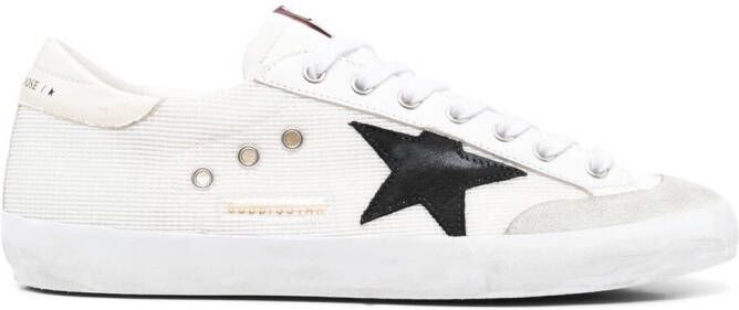 Golden Goose star-patch sneakers White