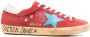 Golden Goose star-patch suede sneakers Red - Thumbnail 1