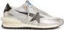 Golden Goose star-print lace-up sneakers Silver - Thumbnail 1