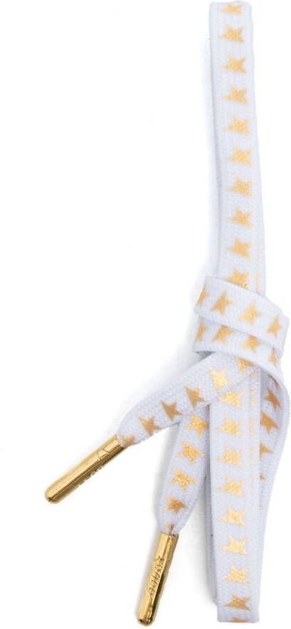 Golden Goose star-print shoe laces White