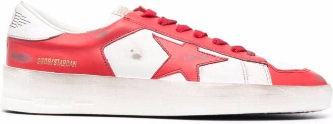 Golden Goose Stardan low-top lace-up sneakers Red