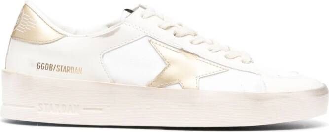 Golden Goose Stardan metallic-trim sneakers White