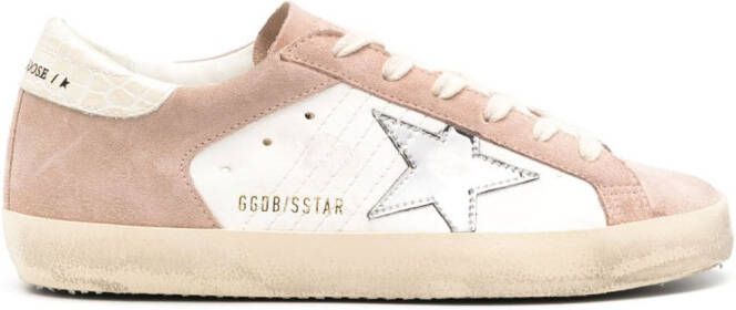 Golden Goose Super-Star distressed-finish sneakers Neutrals