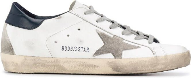 Golden Goose Super-Star distressed-finish sneakers White