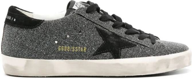 Golden Goose Super-Star embellished sneakers Black
