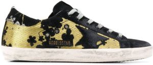 Golden Goose Super-Star floral jacquard sneakers Black