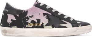 Golden Goose Super-Star glitter sneakers Black