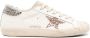Golden Goose Super-Star glittered leather sneakers White - Thumbnail 1