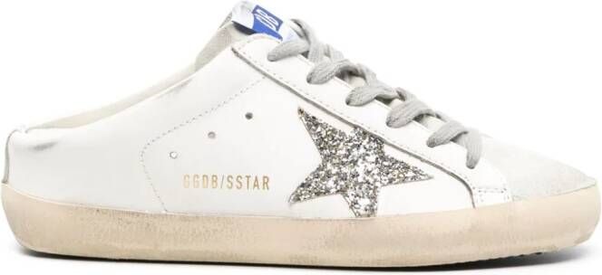 Golden Goose Super-Star leather mules White