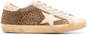Golden Goose Super-Star leopard-print sneakers Brown