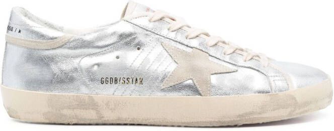 Golden Goose Super-Star low-top sneakers Silver