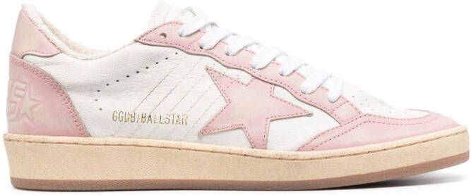 Golden Goose Ball Star distressed sneakers White