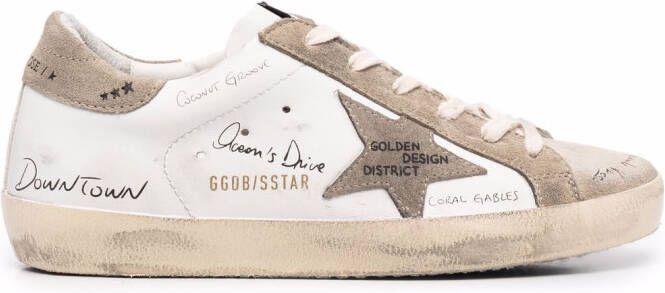 Golden Goose Super-star Miami Journey sneakers White