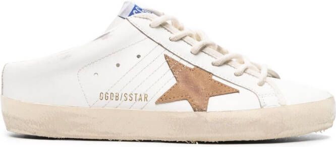 Golden Goose Super-Star Sabots leather sneakers White