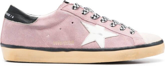 Golden Goose Super-Star suede sneakers Pink