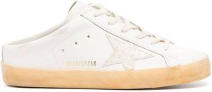 Golden Goose Superstar leather mules White
