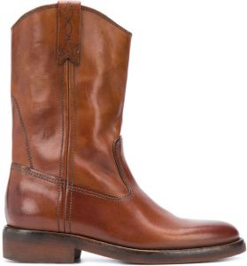 Golden Goose Wish Star cowboy boots Brown