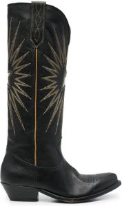 Golden Goose Wish Star leather boots Black