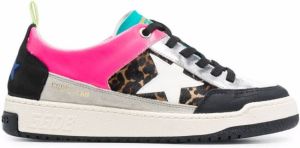 Golden Goose Yeah leopard-print sneakers Brown