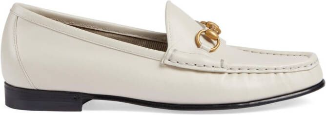 Gucci Horsebit 1953 leather loafers Neutrals