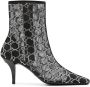 Gucci 85mm GG-motif ankle boots Black - Thumbnail 1