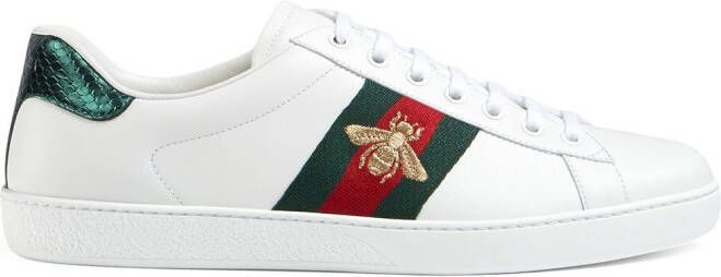 Gucci Ace web-trim sneakers White - Picture 2