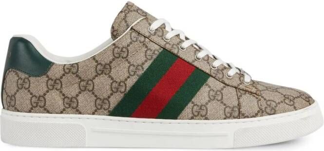 Gucci Ace GG Supreme canvas sneakers Neutrals