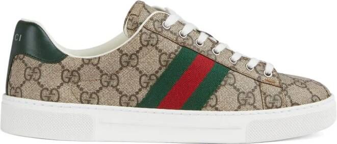 Gucci Ace panelled sneakers Neutrals