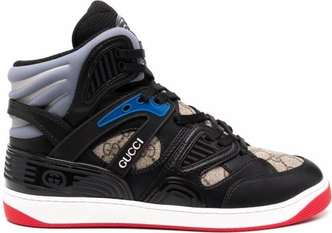 Gucci Basket black high-top sneakers
