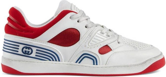 Gucci Basket lace-up sneakers White