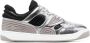 Gucci Basket metallic-leather sneakers Grey - Thumbnail 1