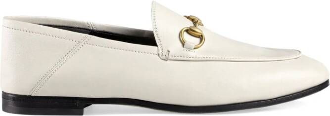 Gucci Horsebit-detail leather loafers White