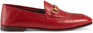 Gucci Brixton Horsebit loafers Red