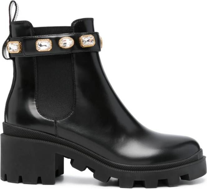 Gucci Double G 60mm ankle boots Black