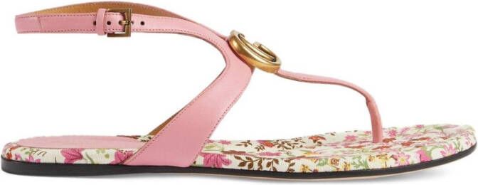 Gucci Double G thong sandals Pink