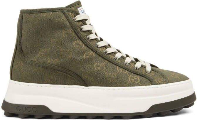 Gucci GG high-top sneakers Green