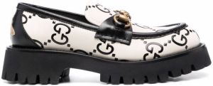 Gucci GG Horsebit chunky loafers White