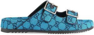 Gucci GG Multicolour sandals Blue