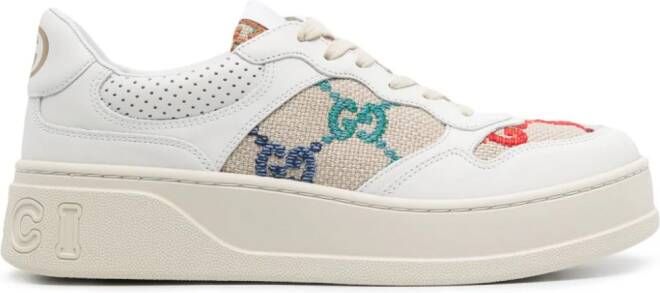 Gucci GG panelled sneakers Neutrals