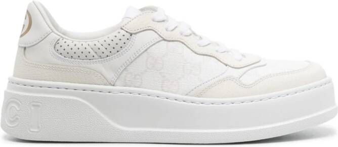 Gucci GG Supreme leather sneakers White