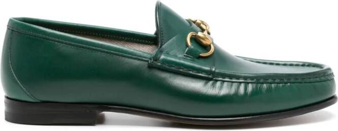 Gucci Horsebit 1953 leather loafers Green