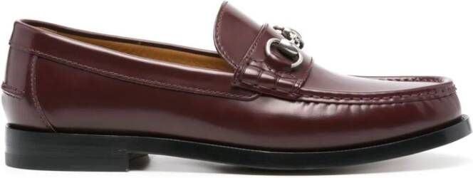 Gucci Horsebit 1953 leather loafers Red
