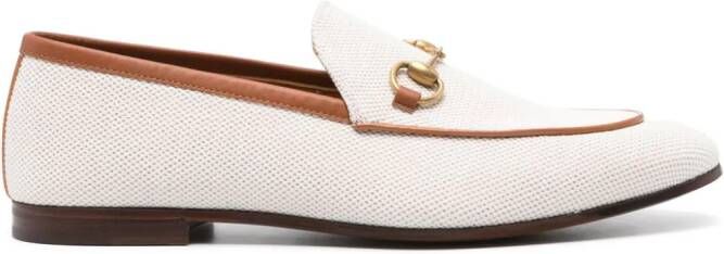 Gucci Horsebit-embellished loafers White
