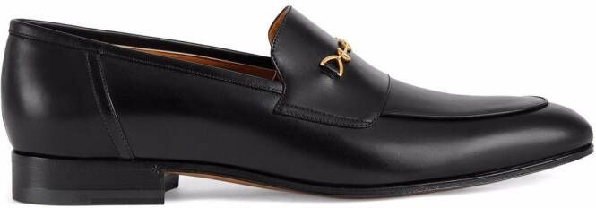 Gucci Interlocking-G Horsebit-detail loafers Black