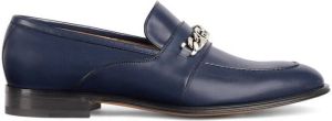 Gucci Interlocking-G leather loafers Blue