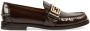 Gucci Interlocking G leather loafers Brown - Thumbnail 1