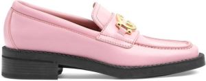 Gucci Interlocking G leather loafers Pink