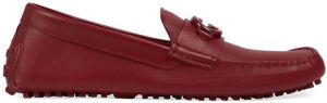 Gucci Interlocking G leather loafers Red
