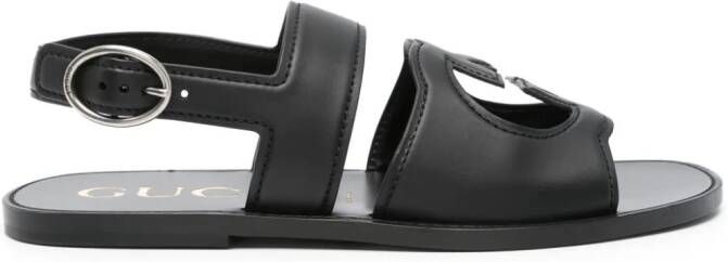 Gucci Interlocking G sandals Black